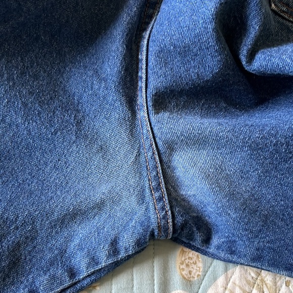 Men’s jeans size 40 length 30 blue all cotton - Picture 4 of 5